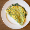 Spinach Cheddar Omelette Recipe