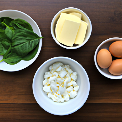 spinach mozzarella omelette ingredients