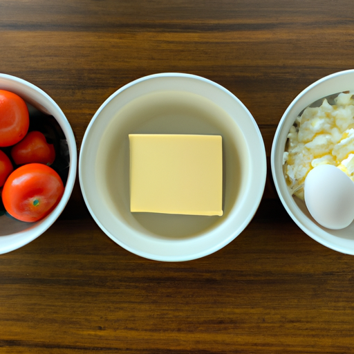 tomato cheddar omelette ingredients