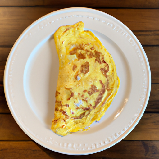 turkey and cheese omelette