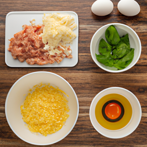 turkey basil mozzarella omelette ingredients