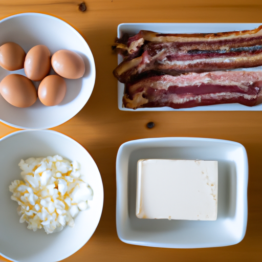 bacon onion goat cheese omelette ingredients