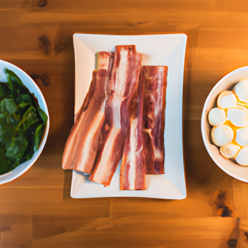 bacon spinach provolone omelette ingredients