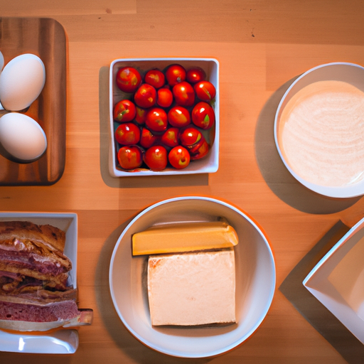 bacon tomato brie omelette ingredients