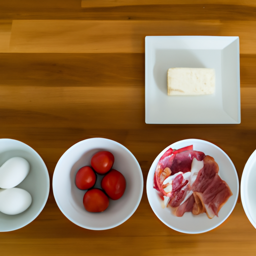 ham tomato goat cheese omelette ingredients