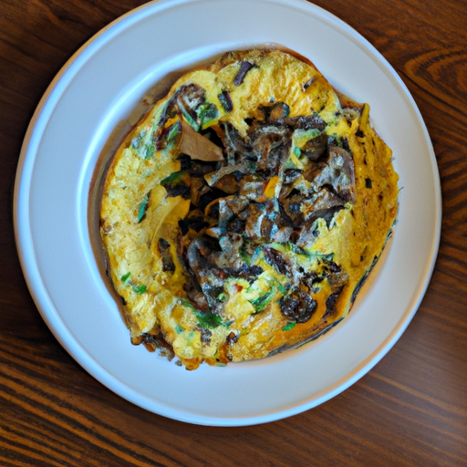 mushroom brie omelette