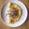 Onion Goat Cheese Omelette Recipe