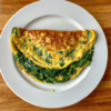 Spinach Goat Cheese Omelette Recipe
