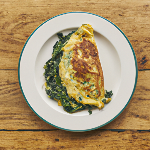 spinach parmesan omelette