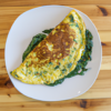 Spinach Provolone Omelette Recipe